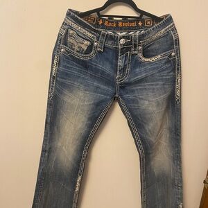 Rock Revival Blue Bootcut Jeans